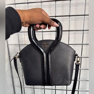 Odette + Odile black pebbled signature bag‎